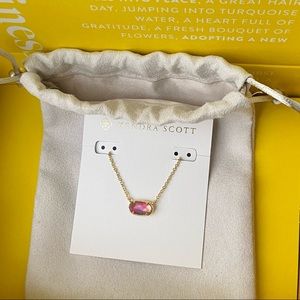 【NWT】Kendra Scott Grayson Gold Pendant Necklace Watercolor Illusion